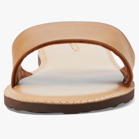 Volcom Women's Simple Synthetic Leather Strap Slide Sandal - Picture 5 of 5